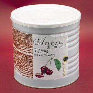 Amarena Traditional Topping (with Whole Amarena Cherries) 1000g - morelloAustera