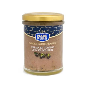 TUNA AND BLACK OLIVE CREAM - 180g - TONNOMAREMIO
