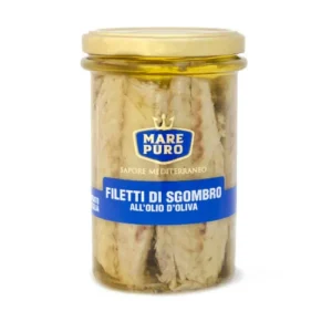 FILLETS OF MACKEREL IN OLIVE OIL 300g - TONNOMAREMIO