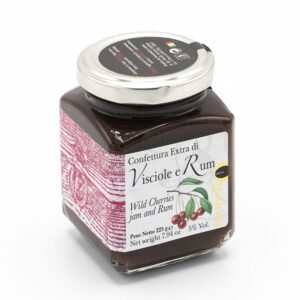 Extra Sour Cherries and Rum Jam 225g - morelloAustera