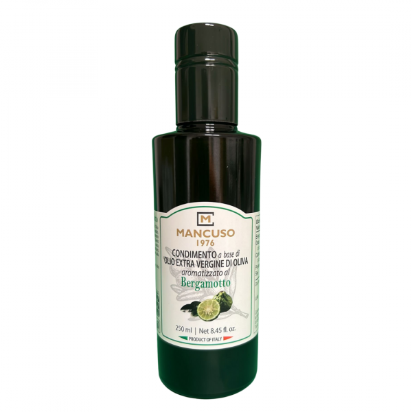 OLIOALBERGAMOTTO-mancuso1976-600x600-1 Olio Extravergine di Oliva Gourmet Aromatizzato al Bergamotto