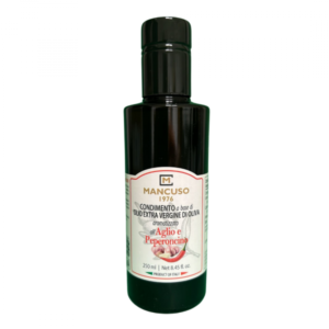 Olio Extravergine di Oliva Gourmet Aromatizzato all’Aglio e Peperoncino