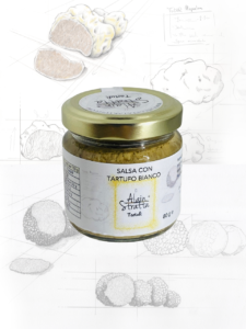 White truffle flavored seasoning 175ml - Alain Stratta Tartufi