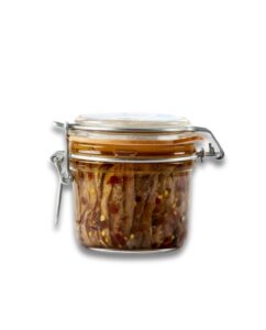 Anchovy Fillets with Red Chili Pepper in a Jar - Adelfio