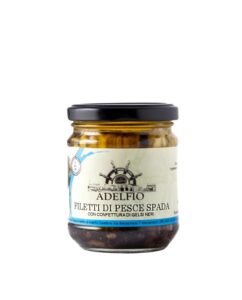 Swordfish Fillets with Black Mulberry Jam in a Jar - Adelfio