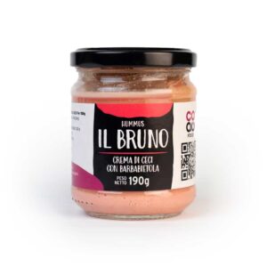 Hummus "The Bruno" - Chickpea and beet cream - Coqufood