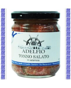 Salted Tuna in Brine in a Jar - Adelfio