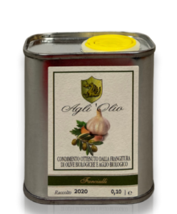 Extra Virgin Olive Oil and Garlic Can 100ml - Olio Fanciulli