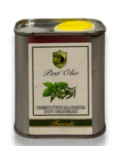 Extra Virgin Olive Oil and Basil Can 100ml - Olio Fanciulli