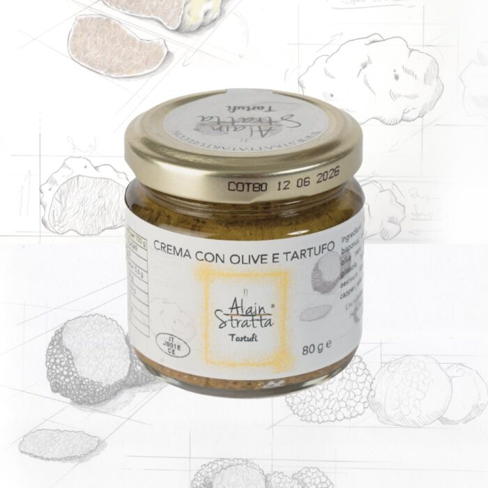 Crema con olive e tartufo