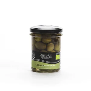 Organic "Taggiasche Ligurian" Olives in Brine - Glass Jar - Sommariva