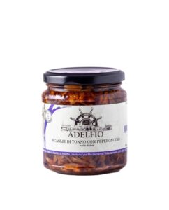 Tuna Flakes with Chili Pepper in a Jar - Adelfio
