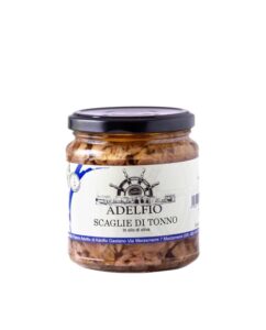 Tuna Flakes in Olive Oil in a Jar - Adelfio