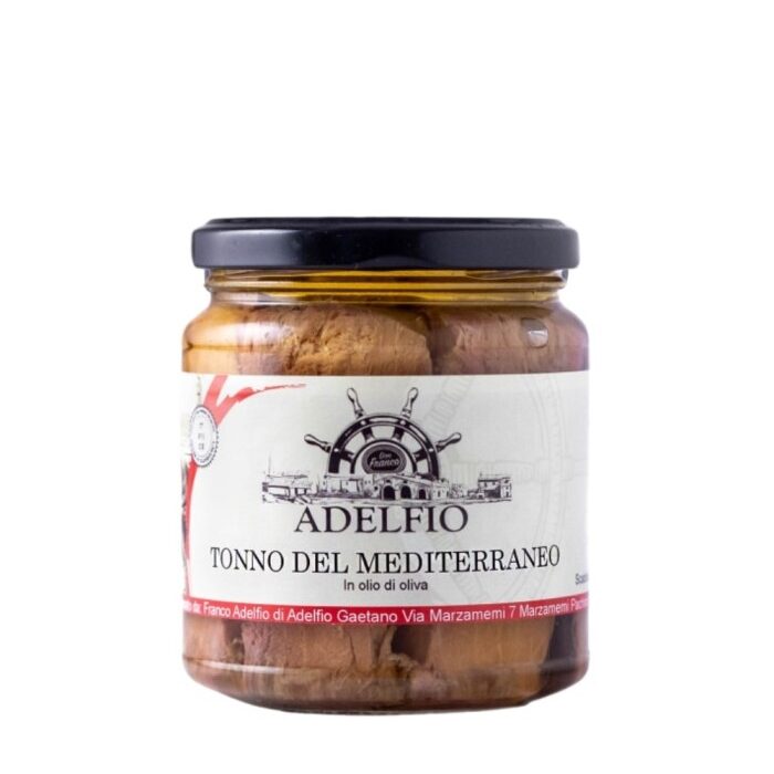 tonno-del-mediterraneo-in-olio-d-oliva-in-vaso-adelfio-300-gr