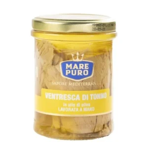 YELLOWFIN Tuna Belly In Olive Oil - 180 gr - TONNOMAREMIO